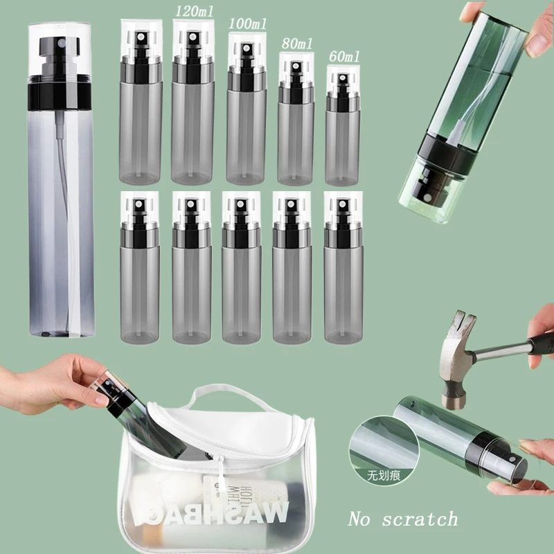 

48Pcs 30/60/80/100/120ml Empty Plastic Spray Bottles Mini Cosmetic Sample Sprayer Bottle Travel Liquid Fine Mist Containers