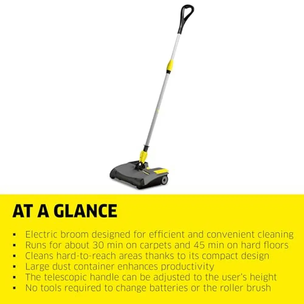 Commercial Electric Floor Sweeper EB 30/1 Cordless Compact 12