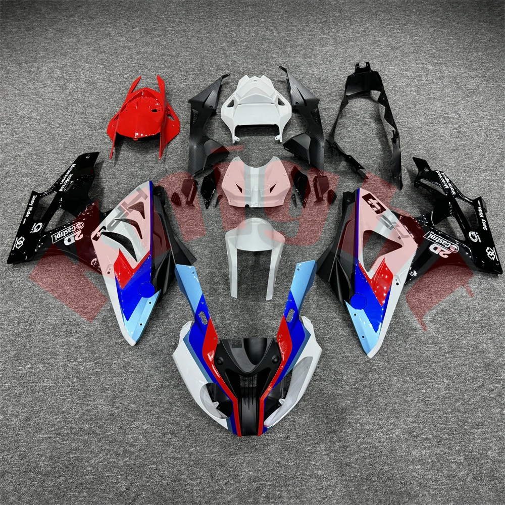 ABS Injection Mold Custom Motorcycle Fairing Kits for BMW S1000RR  2009-2014 Decoration Plastic Guard Plate Bodywork Set