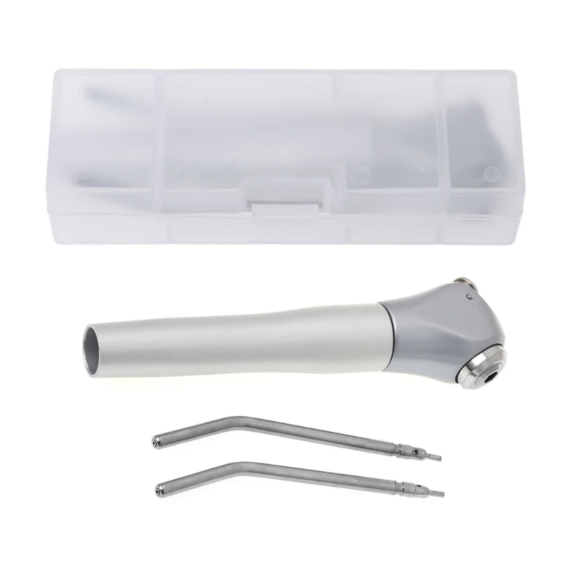 

2022 New Dental 3 Way Air Water Spray Triple Syringe Handpiece w/ 2 Nozzles Tips Tubes