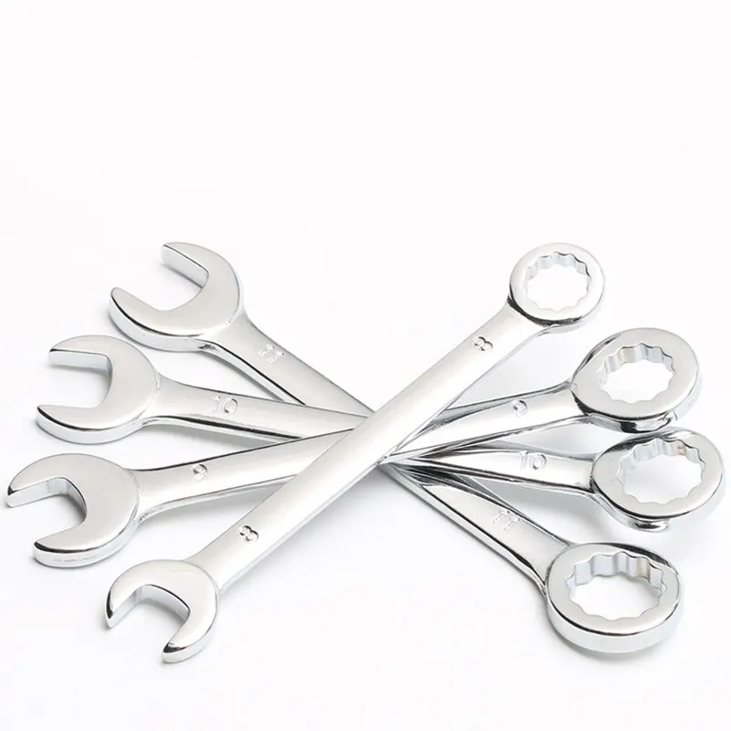 10 Piece Mini Spanner Blue Set Hand Tools Key Ring Spanner Explosion Proof Pocket Metric Spanner