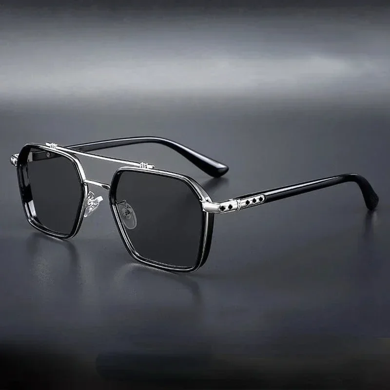 Trendy Sunglasses for Men Professional Day Night Driver Sun Glasses Male Fashion Vintage Eyewear Shades UV400 Protection