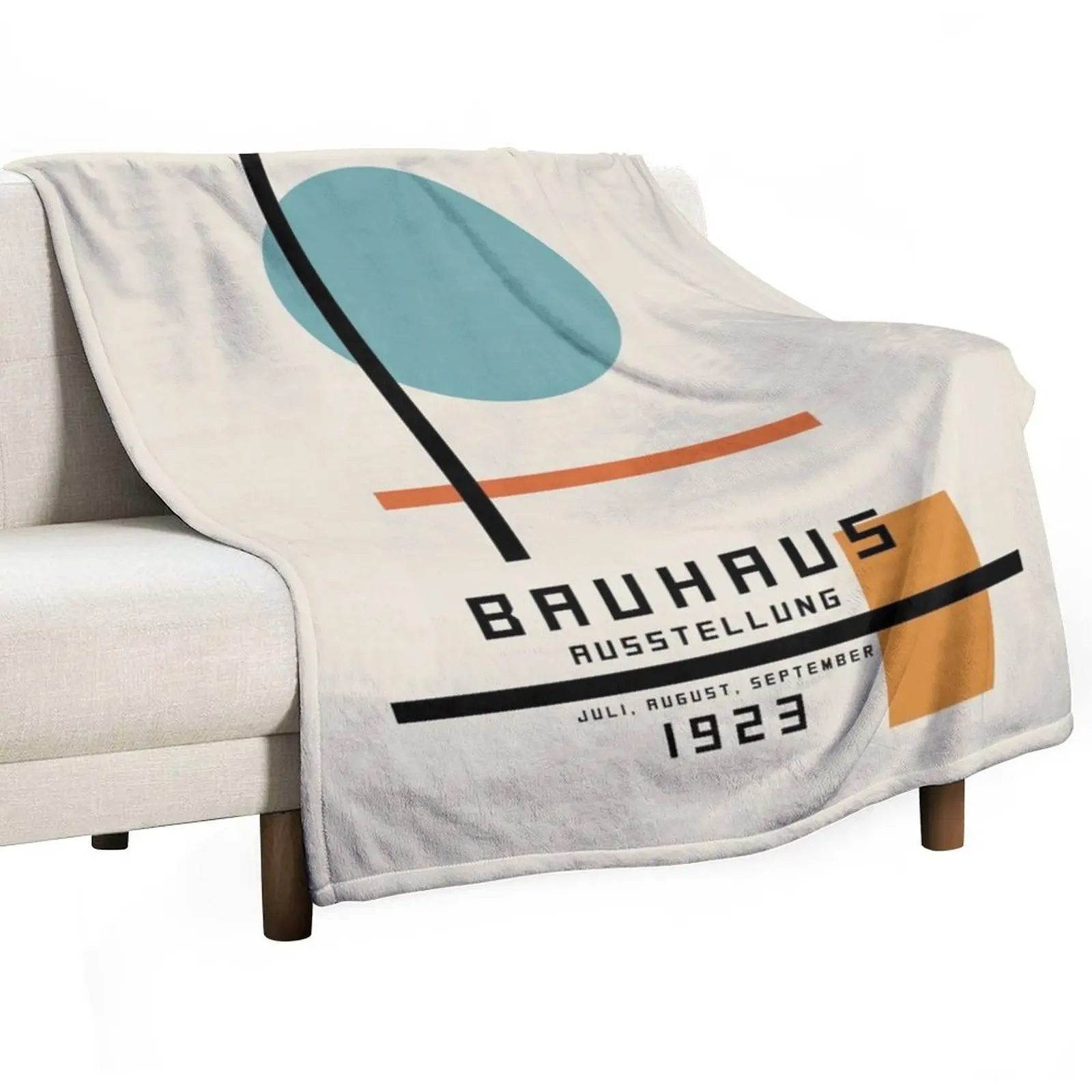 Vintage Bauhaus Juli, August, September 1923 Throw Blanket For Sofa Thin Cute Blankets