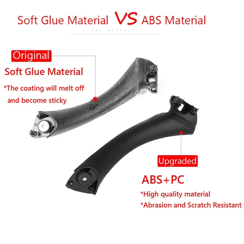 Car interior handle door panel handle cover For BMW 3 series E90 E91 E92 E93 316 318 320 323 325 328 330 335 handle decoration