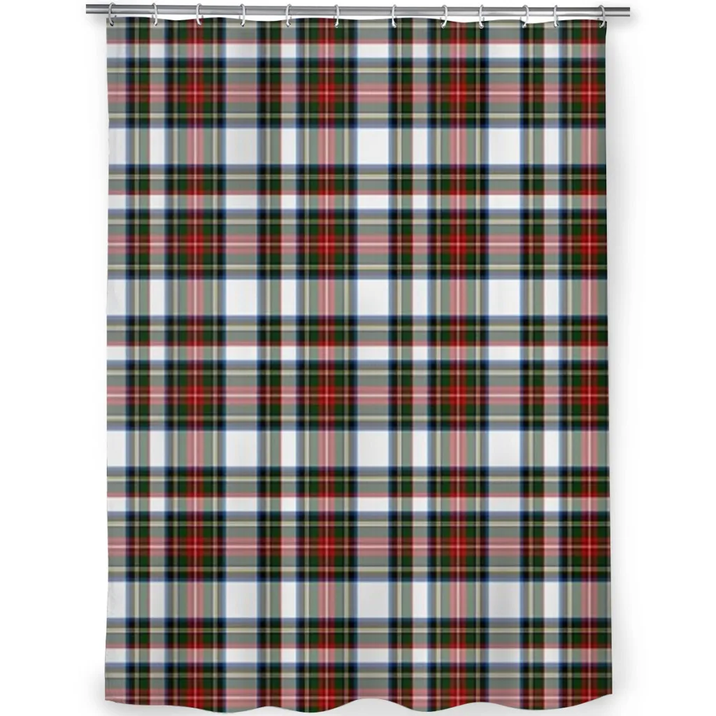 Clan Stewart Dress Tartan Plaid Pattern Shower Curtain  Bathroom Decoration Shower Curtain Birthday Gift