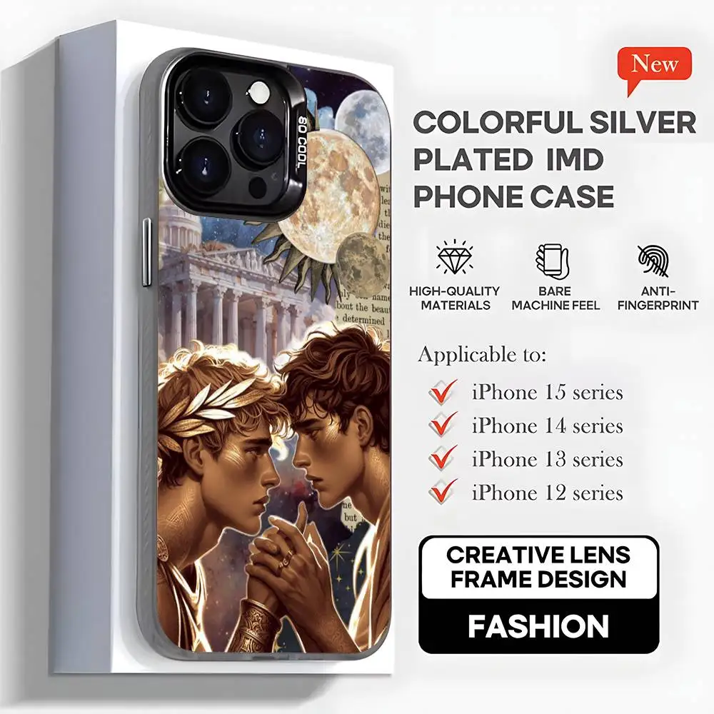 The song of achilles Phone Case For iPhone17,16,15,14,13,12,11,Mini,Pro,MAX,plus,Black Matte Shockproof Cover