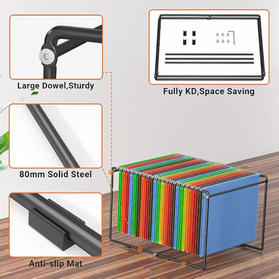 Hangende bestandsmap Frame Letter Size10" H Hoogte Dot Past niet op alle archiefkast Lade Bureau Hangende bestandsmappen Organizer Hol