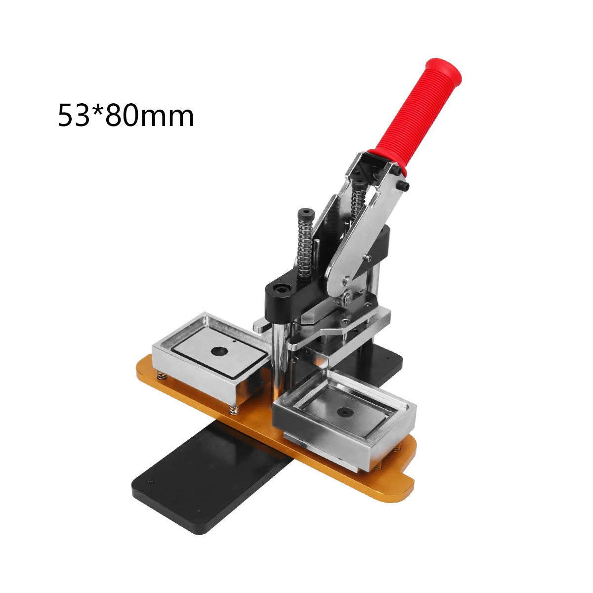 Rectangle Shape 80*53mm Fridge Magnet Button Badge Making + Paper Cutter + 1000PCS Fridge Magnet Materials