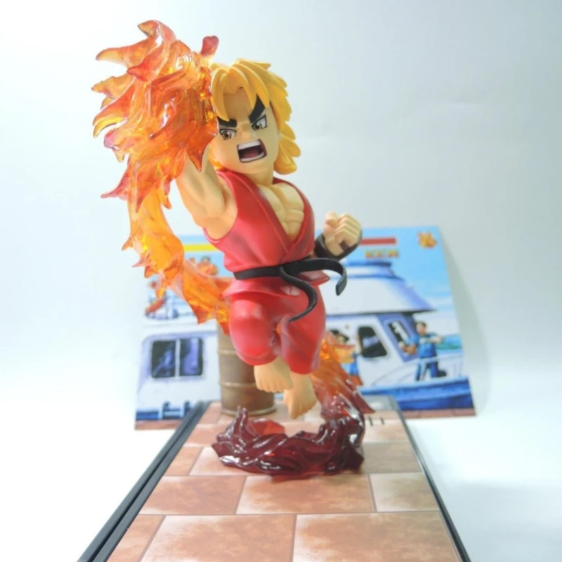 BigBoysToys ستريت فايتر ستريت فايتر T.N.C الأحمر كين Shoryuken Chunli نموذج حلية الشكل #1