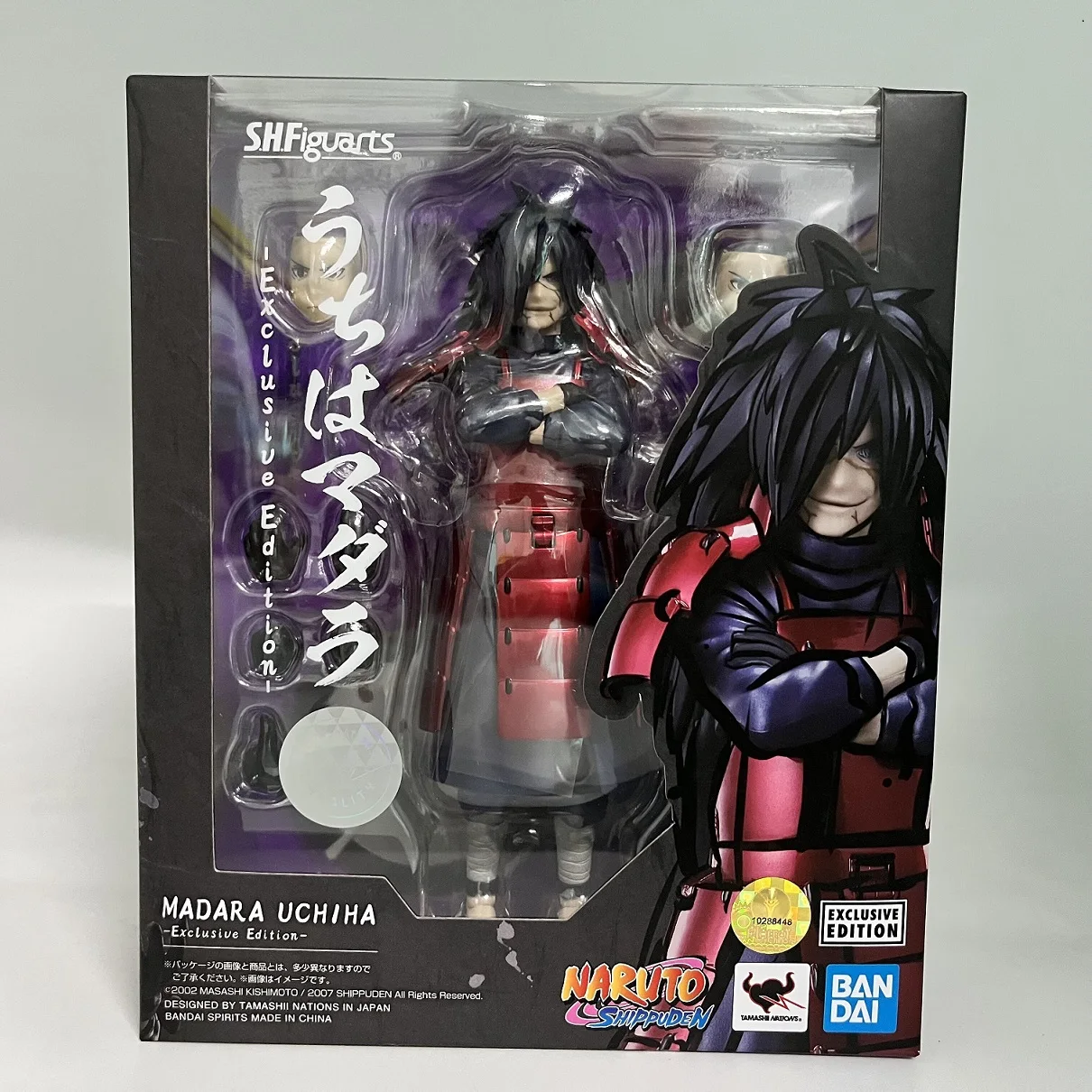 Bandai SHFiguarts 2.0 Naruto: Shippuden Kakashi Hatake Naruto Sasuke Sakura Uchiha Madara SHF Figur Anime Mainan Model Aksi