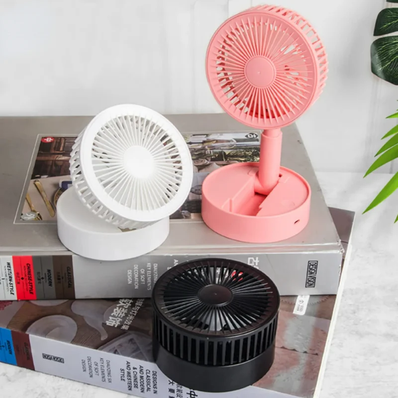 

Multifunctional Folding Fan Portable Retractable Desktop Fan Mini USB Fan Mobile Phone Stand Fan Outdoor Travel Portable Fan