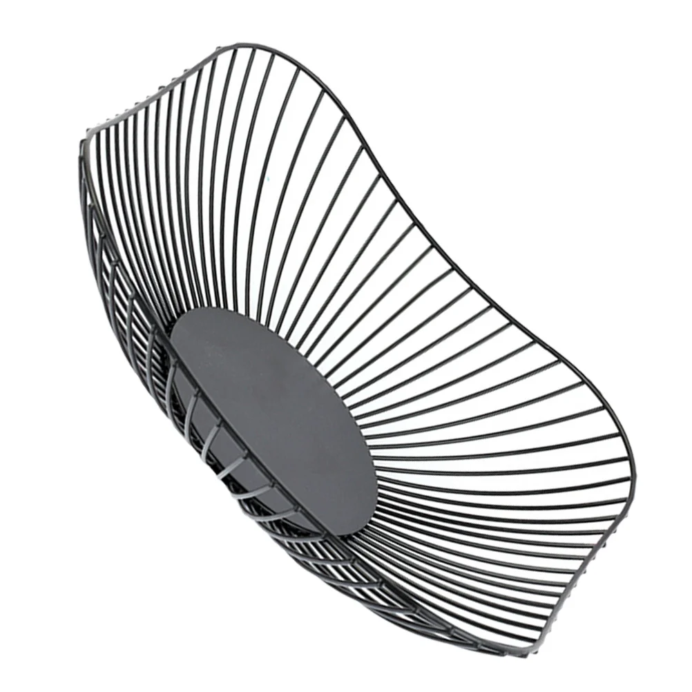 

Железная корзина с фруктами, прочная бытовая корзина для овощей, настольная ваза с фруктами, многофункциональное хранилище для дома и ресторана