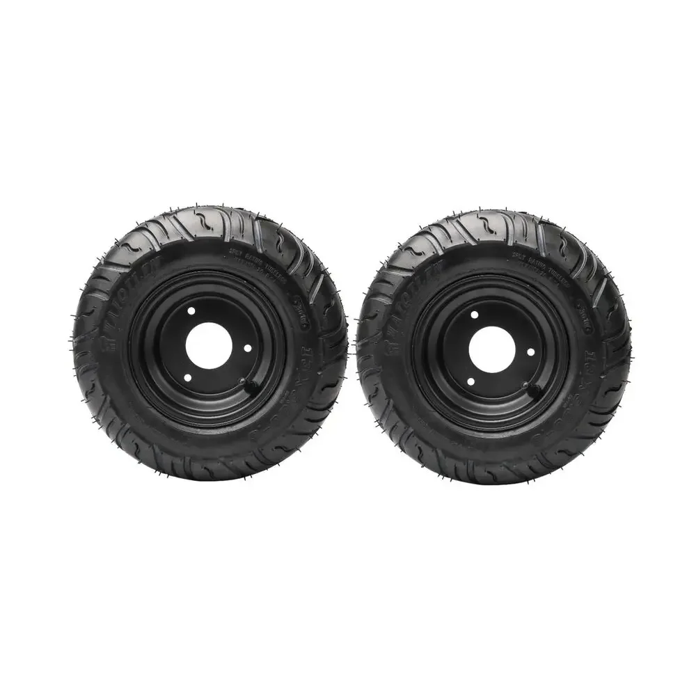 TDPRO 2pc 13x5.00-6 Tire 3 Lug Rim 13/500-6 6