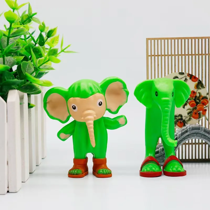 Ai anime shanhaijing tung tung sahur vara de madeira pessoas passar blocos de construção abstratos presente brinquedo ornamento tijolo boneca modelo