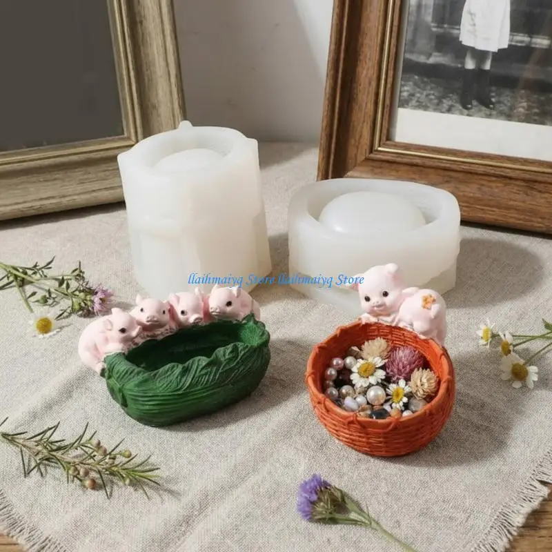 573B Resin Planter Molds Holder Molds Suitable for Crafting Jewelry Making
