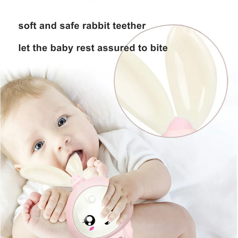 Musica e lucentezza Sonaglio Giocattoli Coniglio Sonagli intelligenti Smart Bunny Smarty Media Smart Shake Giocattoli educativi precoci
