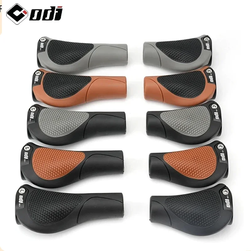 

ODI Ergonomic Bicycle Grips Soft Rubber Folding Bike Grips Durable Variable Speed Bike Handlebar Grip Non-slip MTB Grip Cover