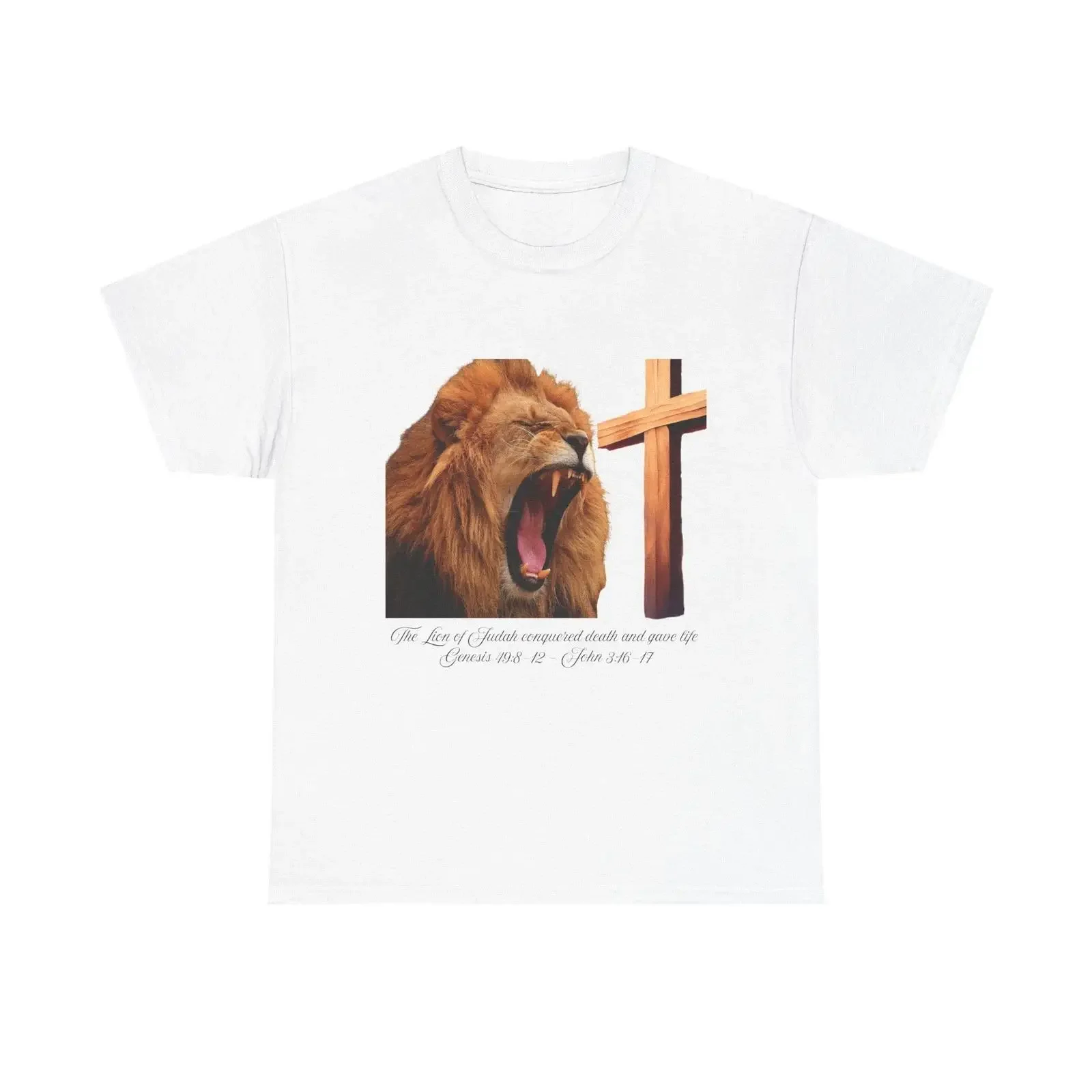 T-shirt Lion de Juda vainqueur de la mort, à base de la foi, vêtement chrétien, religieux, vintage, délavé, polyvalent, doux, streetwear, unisexe