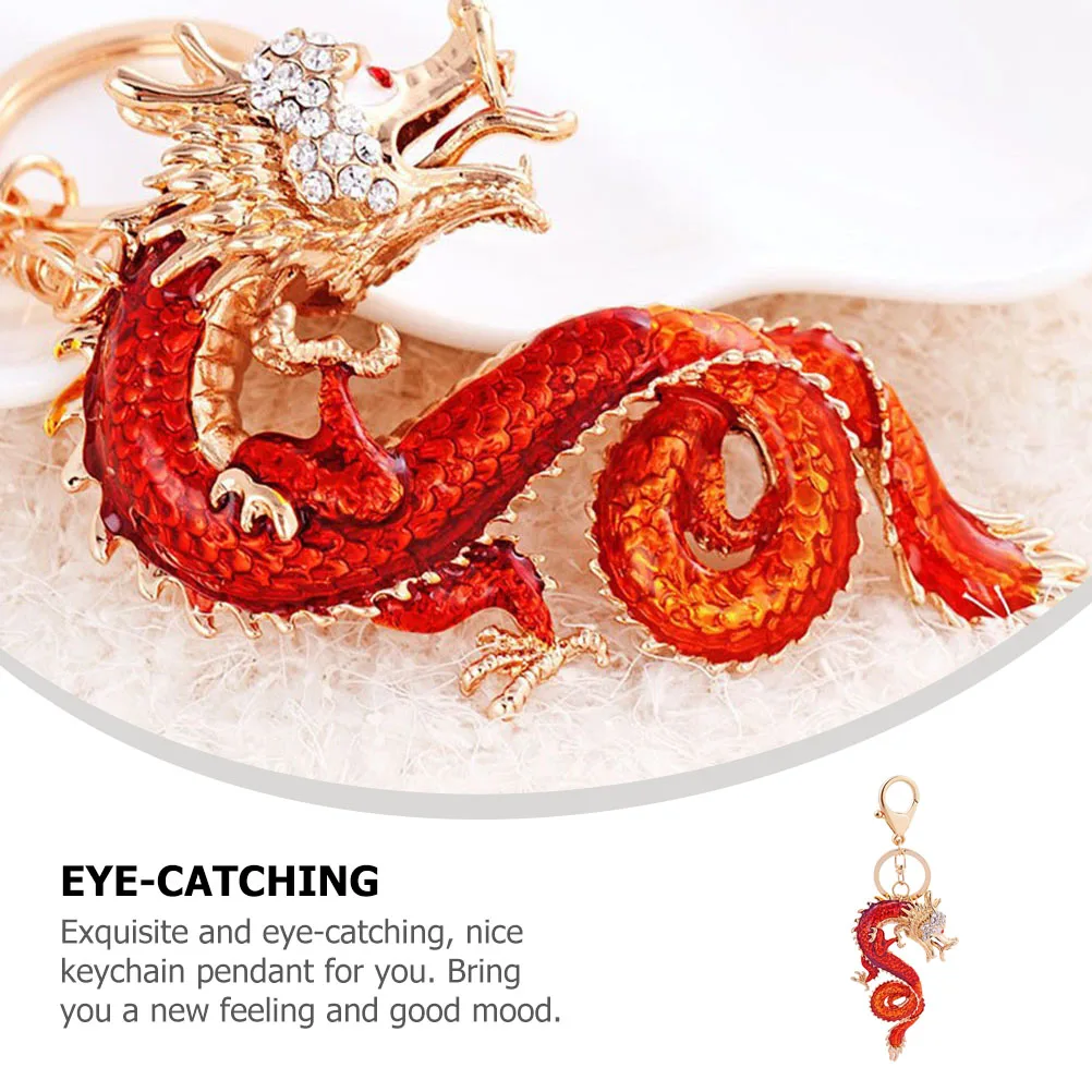 

Keychain Gifts Handicrafts Daily Necessities Dragon Hanging Zinc Alloy Charm Cute