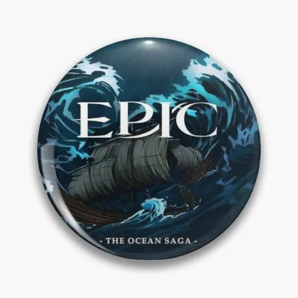 Epic The Musical The Ocean Saga  Soft Button Pin Metal Women Decor Jewelry Brooch Lover Funny Fashion Gift Cartoon Badge Cute