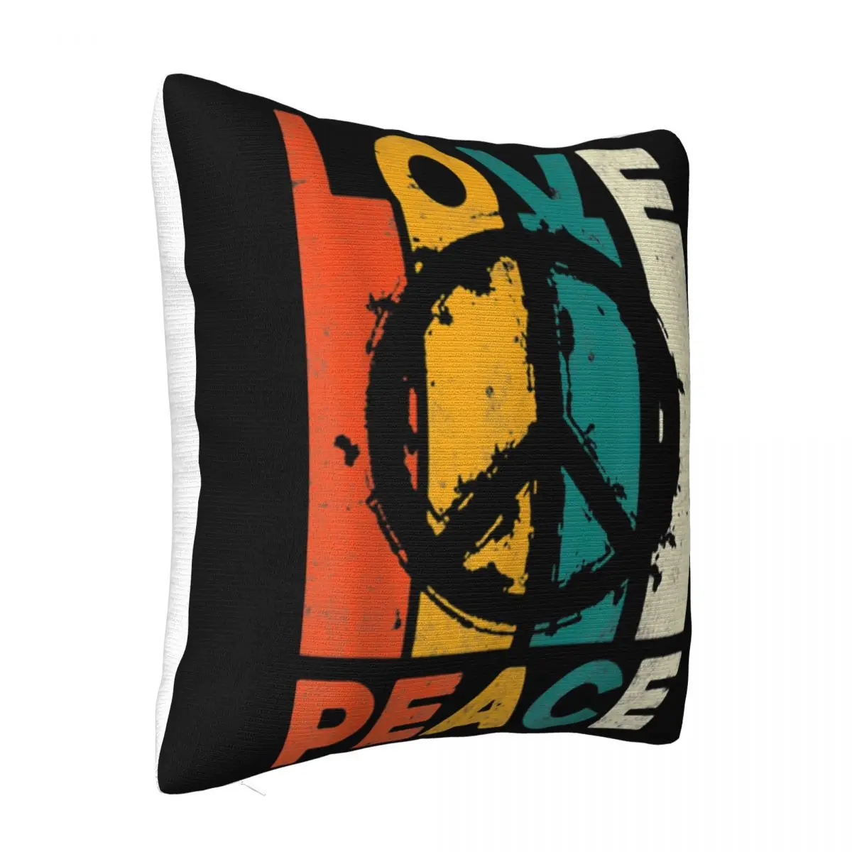 Love Peace Freedom T 60S 70S Tie Dye Hippie Tee Teenage Farmhouse Trend New New Print Latest Pillow Case