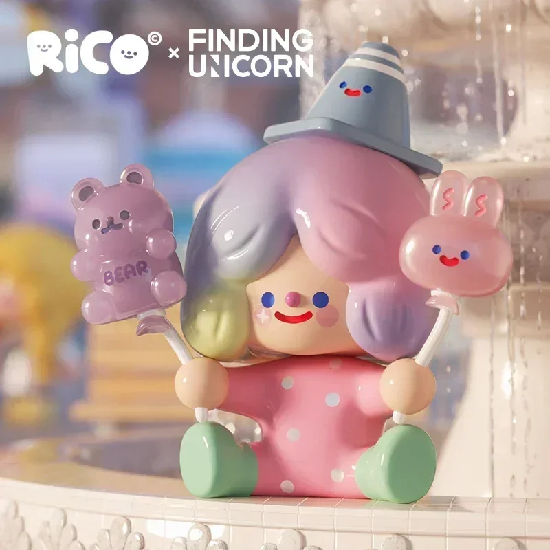 

Finding Unicorn RiCO Happy Factory Series Blind Box Toys Ornament Kawaii Anime Action Figure Surprise Mystery Box Doll Girl Gift
