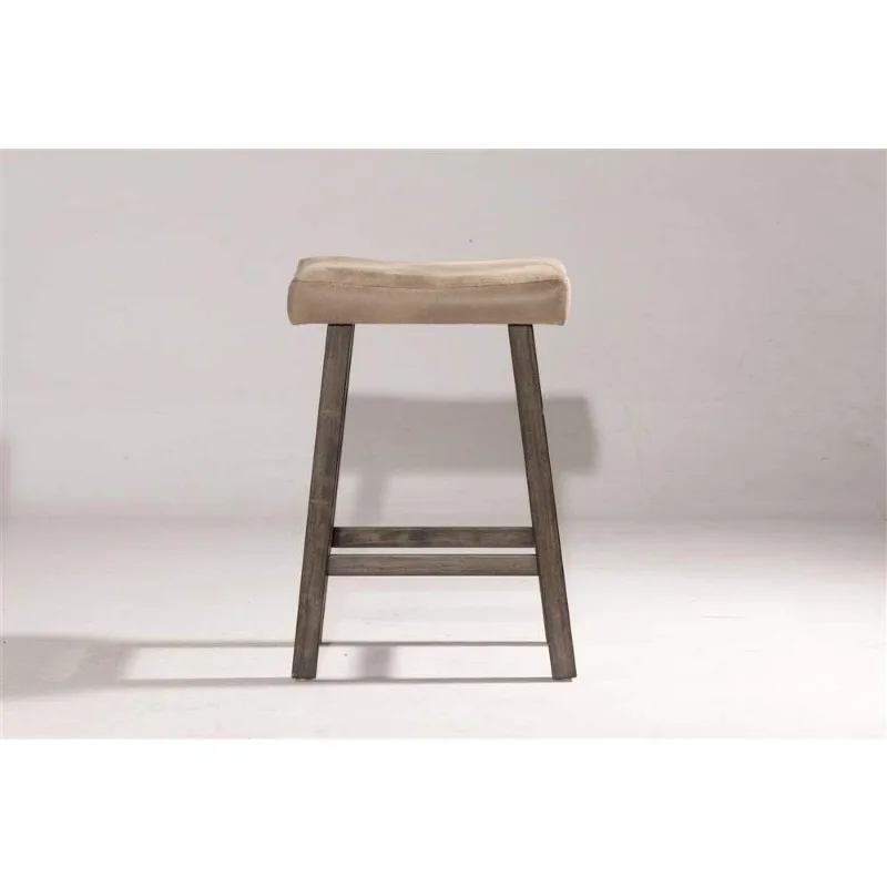 Furniture Saddle Backless, Rustic Bar Stool