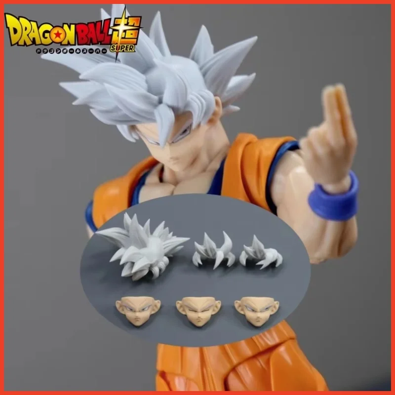 

New Nono Dragon Ball Z Shf Ultra Instinct Son Goku 2.0 Heads Custom Headsculpt Set Anime Action Figures Toys Gifts