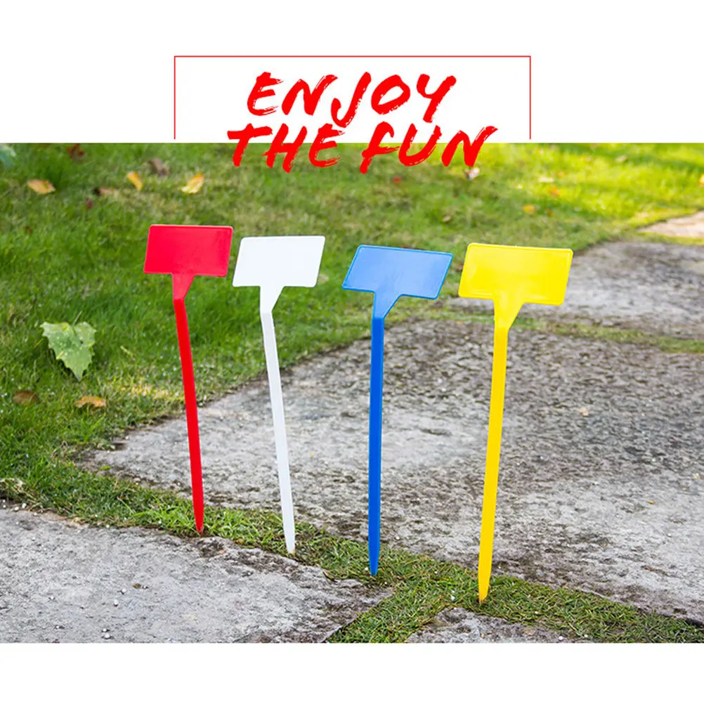 10Pcs Plant Labels Waterproof Garden Tags Nursery Markers Reusable Plant Markers Size L Yellow Gardening Yard Identification