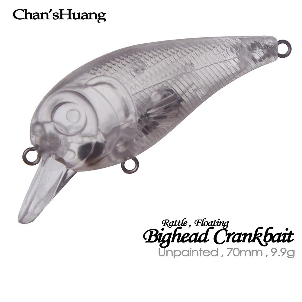 

Набор для самостоятельной сборки рыболовных приманок Chan’sHuang: 20 шт. неокрашенных заготовок для воблеров-крэнкбейтов 70 мм, 9,9 г, с шумовкой, для самостоятельного изготовления искусственных приманок.