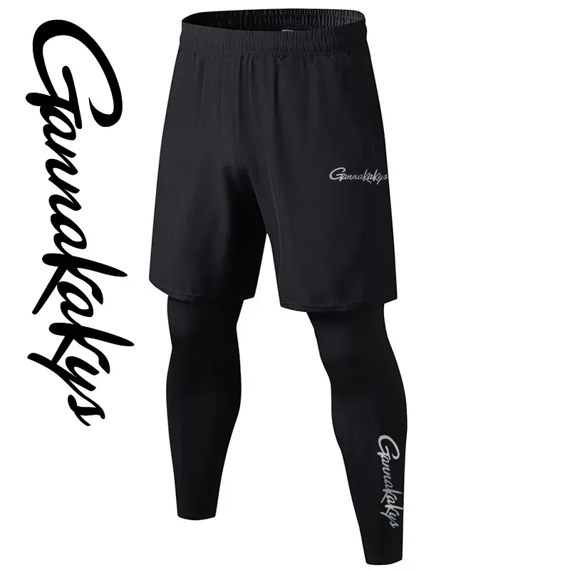 Calça esportiva masculina de secagem rápida, roupa esportiva de ginástica para jogging, caminhada e pesca, calças ao ar livre 2024