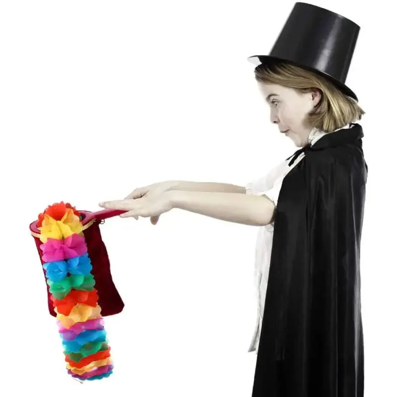 Magic Props Change Bag Twisting Handle Make Things Appear Disappear Magic Trick Bag Magic Stage Prop for Kids Adults Boys Girls