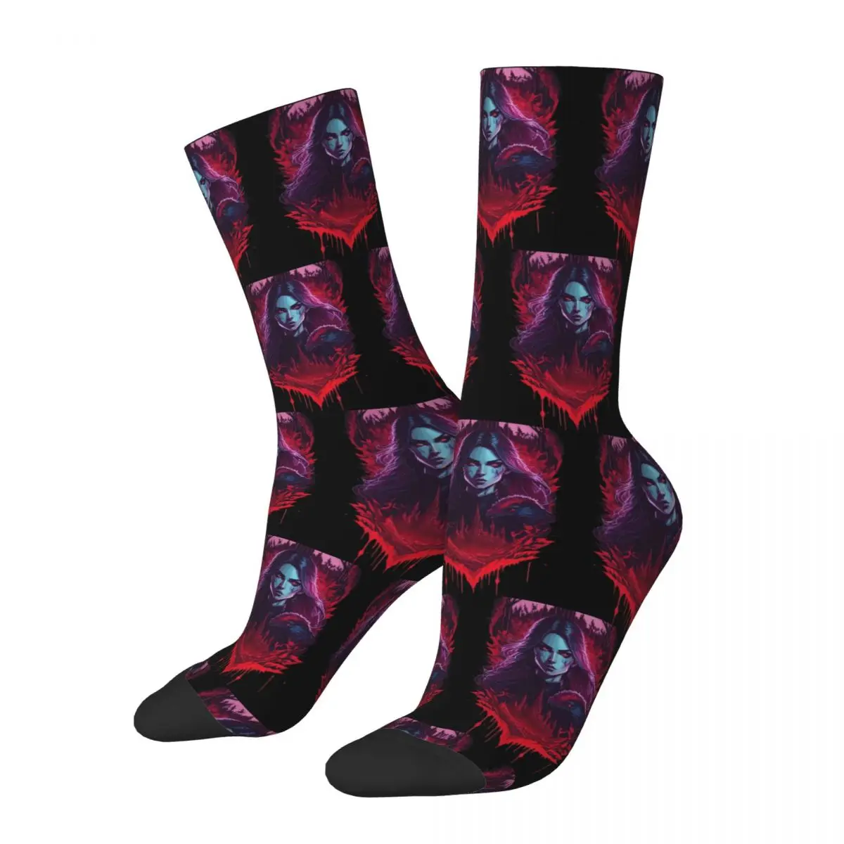 

Castlevania Carmilla Socks Harajuku Super Soft Stockings All Season Long Socks Accessories for Man's Woman's Birthday Present