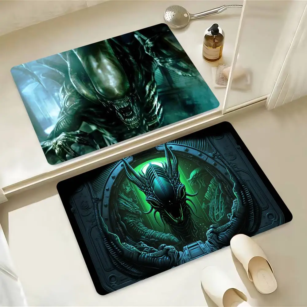 

Alien Kitchen Mat Kids Room Bedroom Decoration Balcony Anti-Slip Doormat Living Room Alfombra