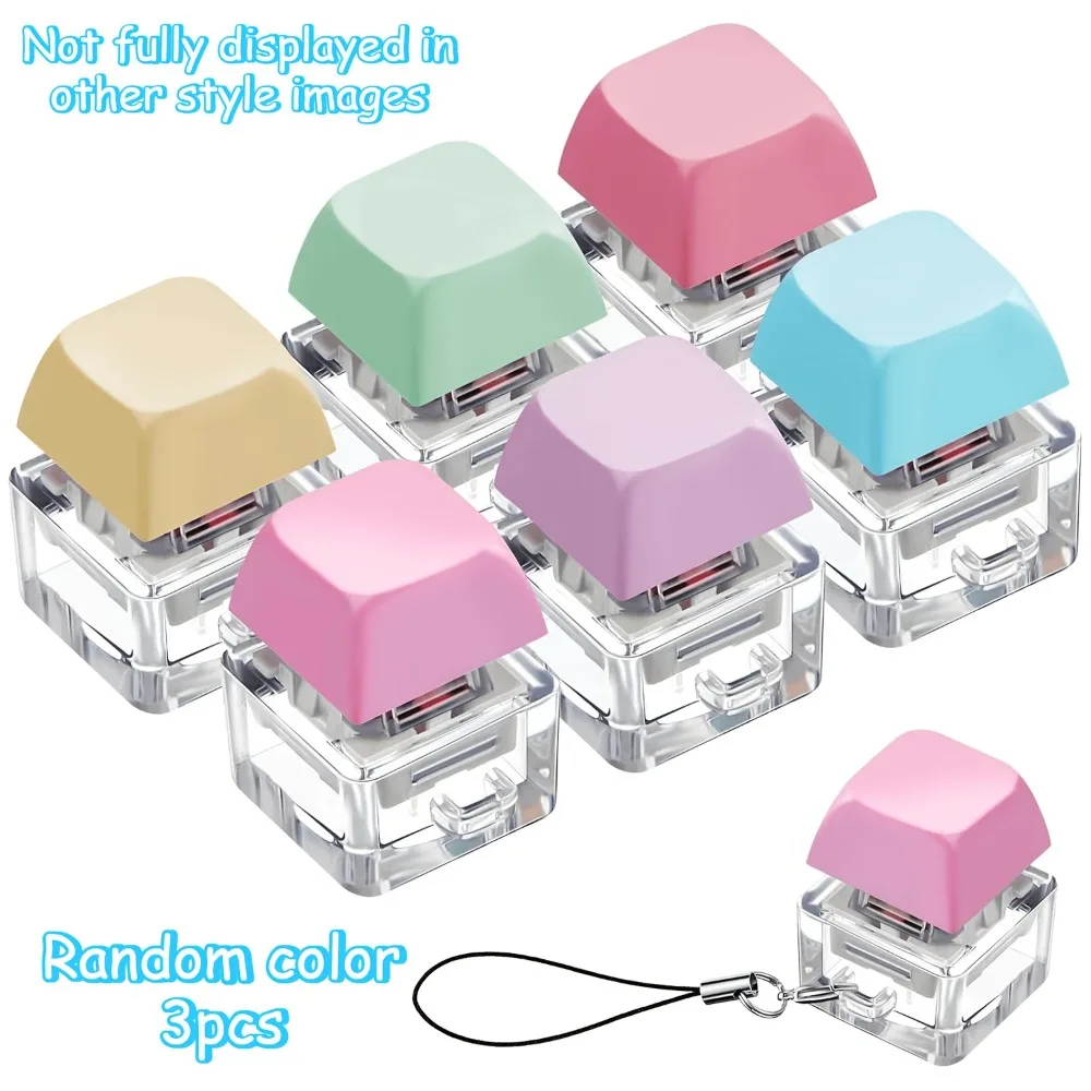 3-6Pcs Sensory Fidget Keychain Novelty Switch Tester Button Hand Squeeze Decompression Toy Stress Relief Bag Pendant Small Gift