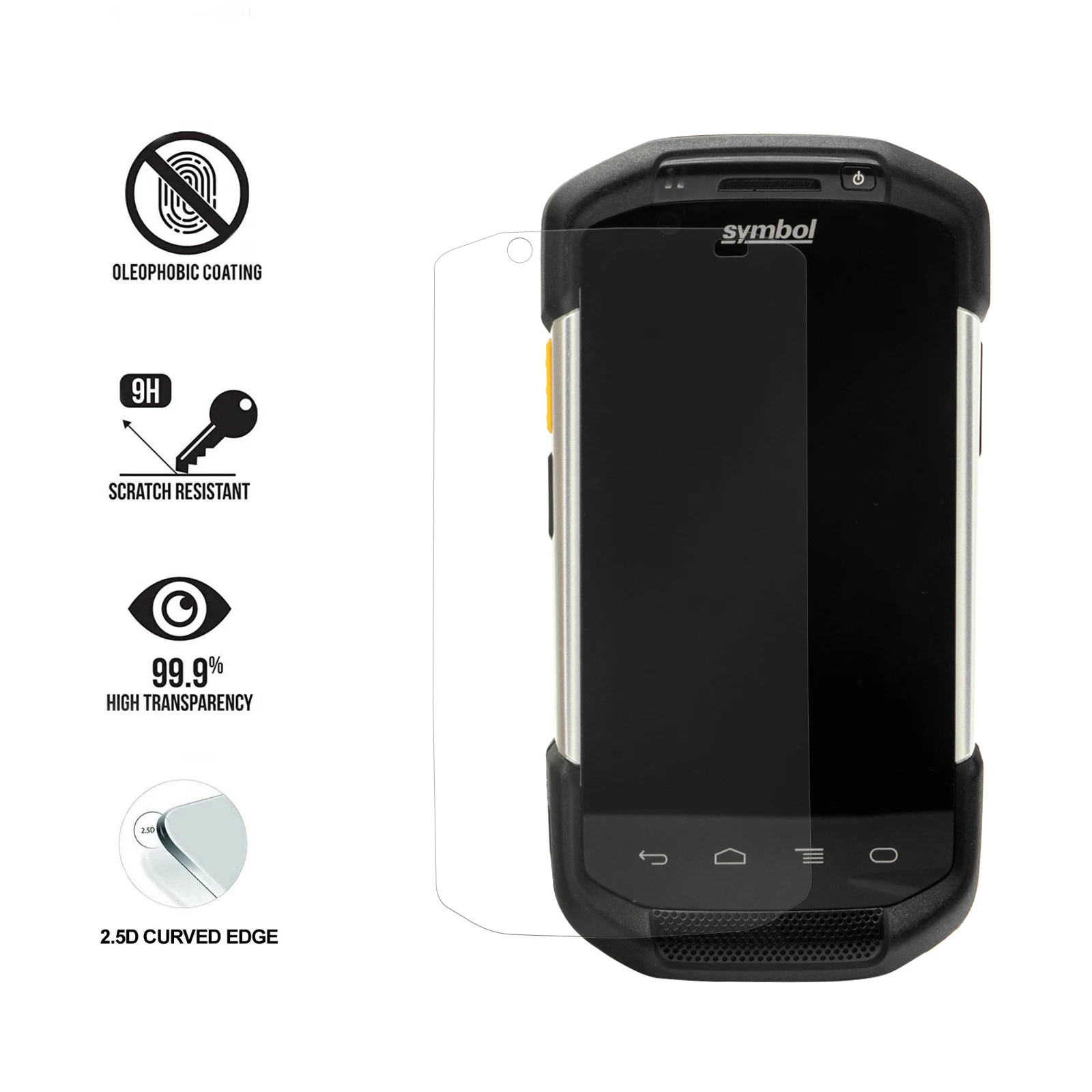 

TC70 Tempered Glass Screen Protector for Motorola Zebra Symbol TC77 TC70 TC75 5pcs/lot