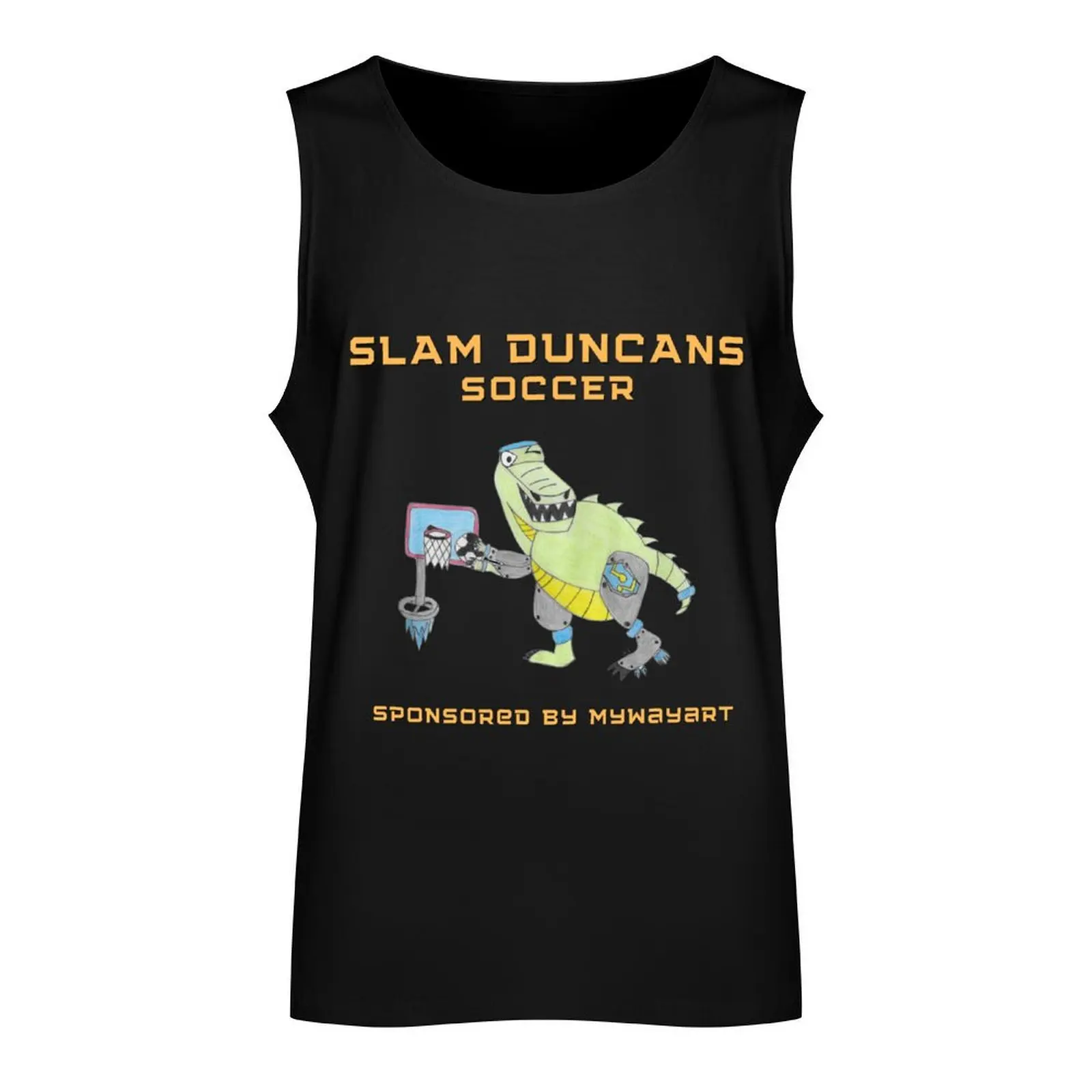 Slam Duncans Soccer Tank Top Men's gym gym training accessories Clothing anime t-shirts