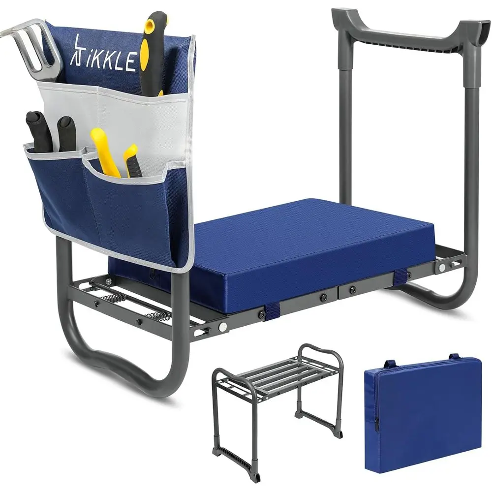 

Садовый стул-сиденье 838LB+ acity – сверхпрочная скамья с толстой мягкой подушкой, для садоводов и садоводов-любителей