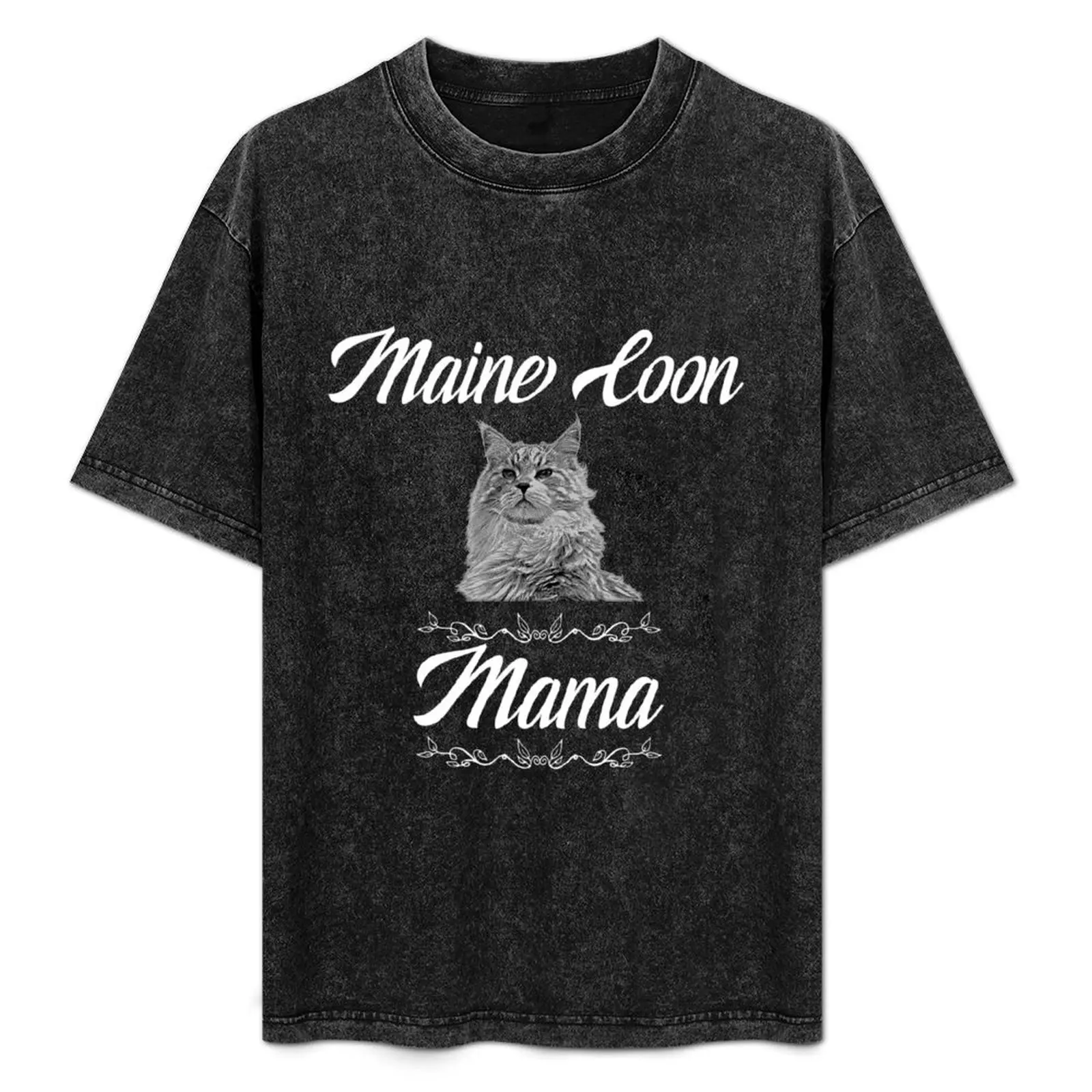 

Maine Coon Cat mom T-Shirt shirts graphic quick-drying graphic t shirts T-shirt men