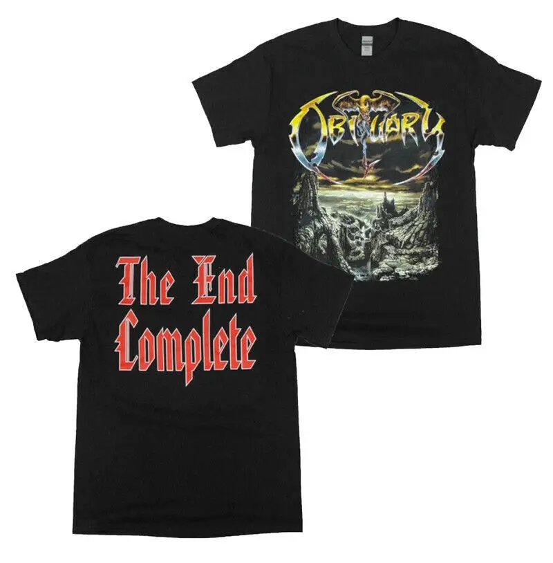 Obituary The End Complete Album Cover Death Metal Band Double Sided T-shirt