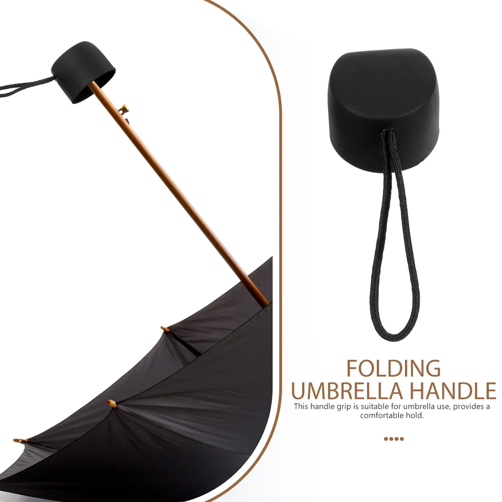 

Umbrella Handles Grip for Replacement Accessories Repair Parasol Umbrellas Rain