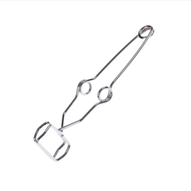 2pcs Laboratory Sprung Tool Glass Tube Supplies Tongs Clamp Test Tube Holder Heating