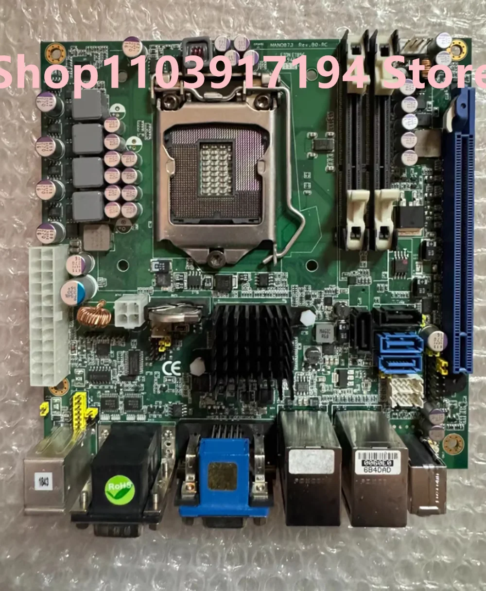 

FOR AXIOMTEK MANO873 Rev.BO-RC Dual-port ITX motherboard