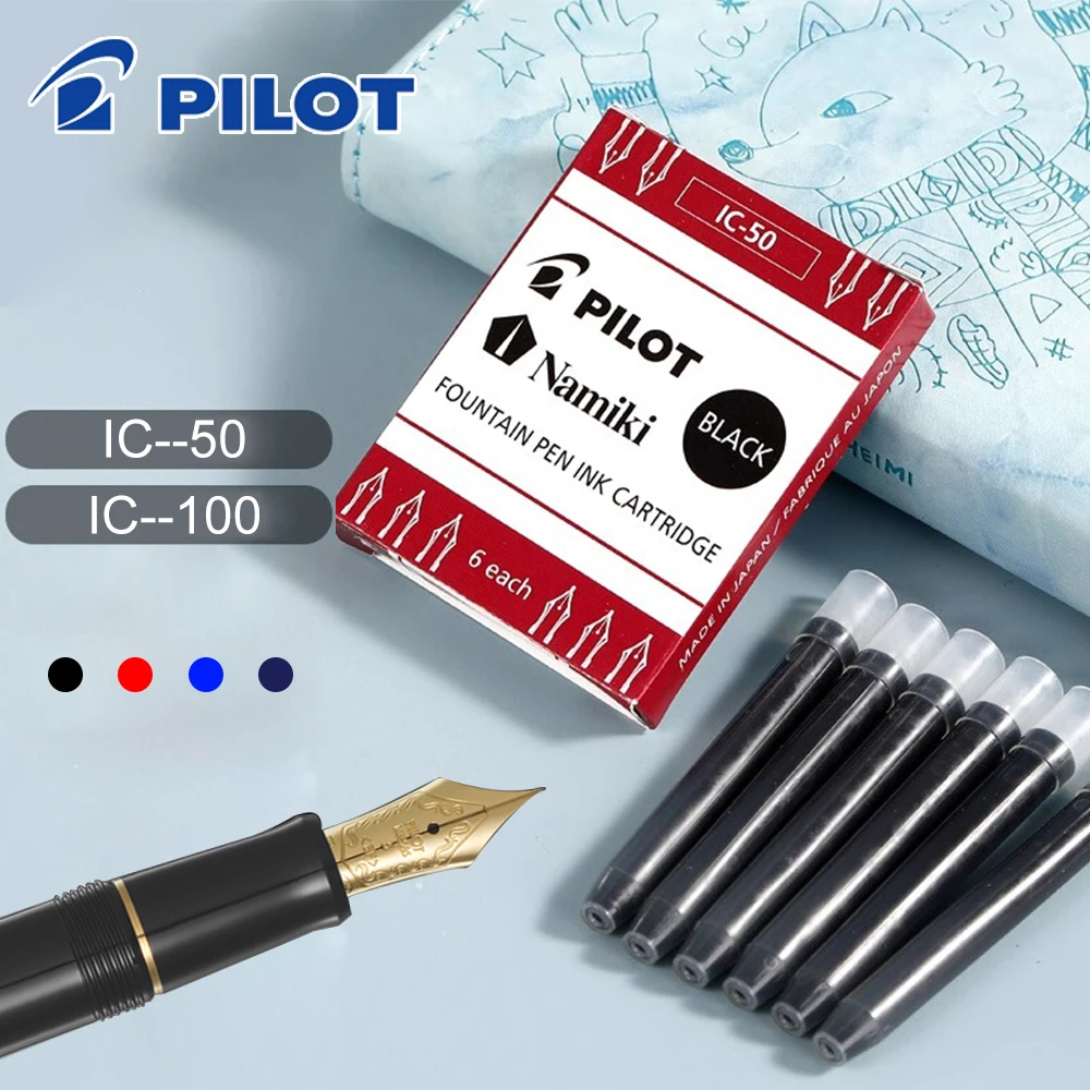

Japan Pilot Fountain Pen Ink Cartridge IC-50/IC-100 for 78G/88G Non Carbon Disposable Replaceable Ink Bladder School Supplies