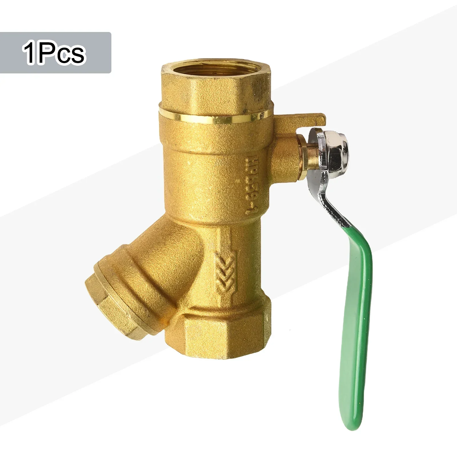 Brass Filter Valve DN15/DN20 For Filtering Water Gas Oil Female Inline YMesh Strainer Threads Filter Brass Filter Valve Parts