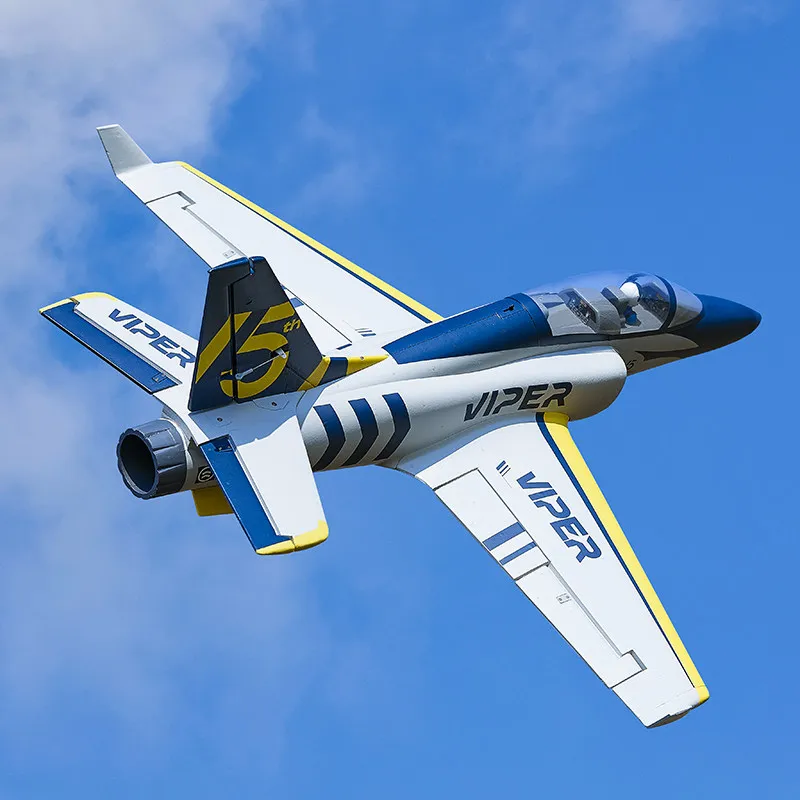 

FMS 70mm Ducted Fan Viper V2 Beginner RC Airplane Assembly Foam Fixed Wing Aircraft Model With 15th Anniversary New Livery