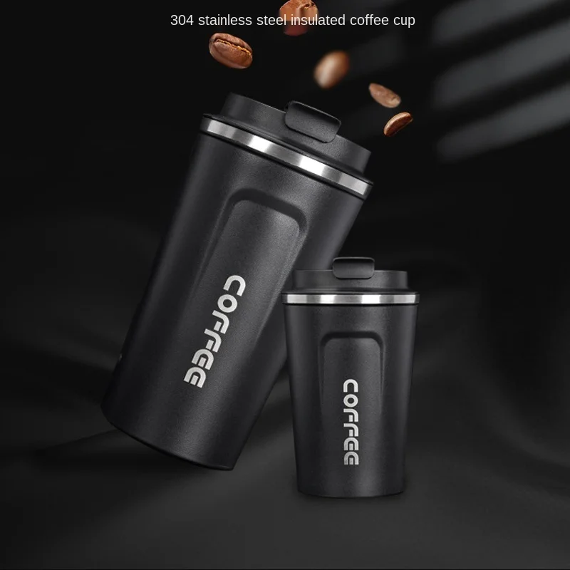 Vacuum Flasks Cup Stainless Steel Coffee Thermos Mug Multipurpose Portable Car Fitness Running Gym Sport Water Bottle 380/510ML