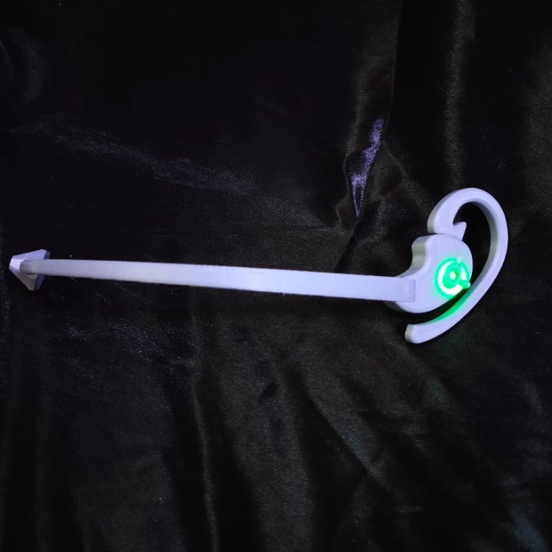 อะนิเมะคนต่างด้าว STAGE R7 Luka คอสเพลย์ชุดหูฟังหูฟังพลาสติกเรืองแสงหูฟังซ้ายไมโครโฟน PROP อุปกรณ์เสริมของขวัญ