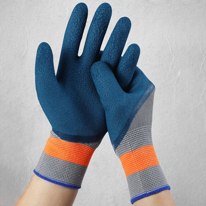 튼튼한 타이어 고무 장갑 한 쌍, 노동 보호, 원예 및 건축 작업에 이상적