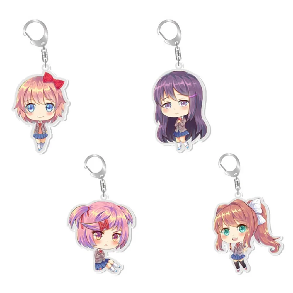 

Anime Peripheral Acrylic Stand Model Basic Style Compact Size Transparent Ornament Suitable for Daily Carry Keychain Kids Gifts